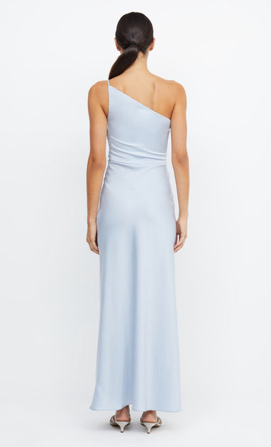 Eternity Asym Maxi Dress In Dusty Blue - Bec + Bridge – Bec + Bridge Au