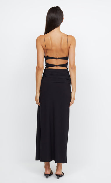 MONTANA TWIST MAXI DRESS - BLACK – BEC + BRIDGE AU