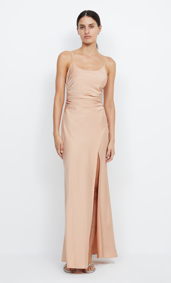 Eternity Scoop Neck Bridesmaid Prom Dress in Rose gold pink by Bec + Bridge