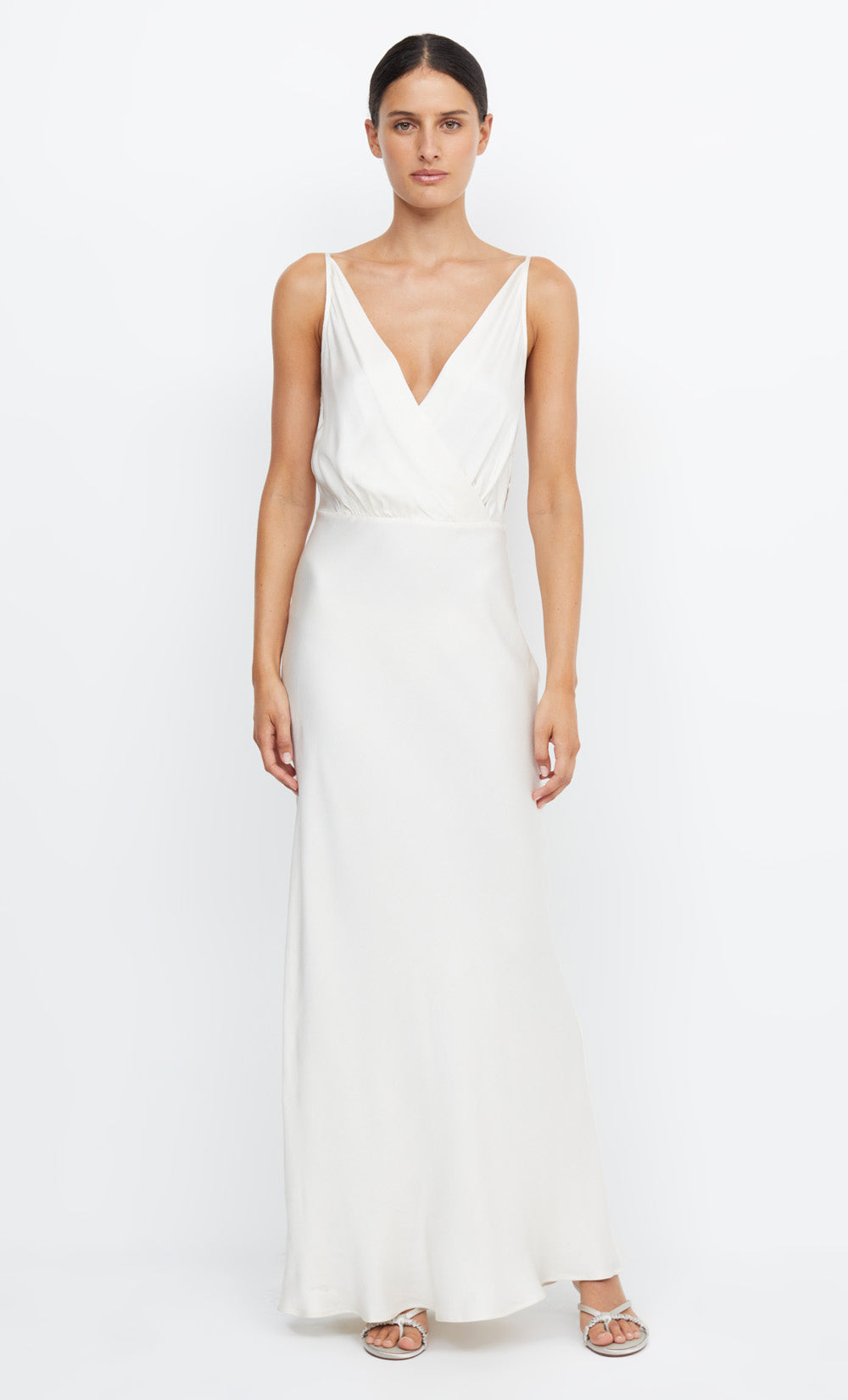 adore v maxi dress cream