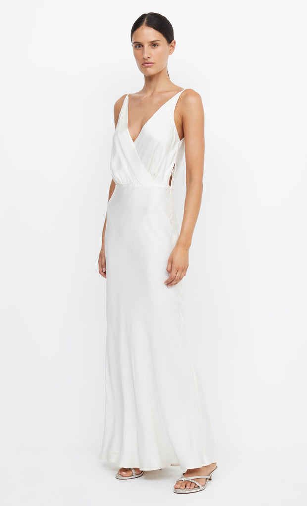 ADORE V MAXI DRESS - CREAM