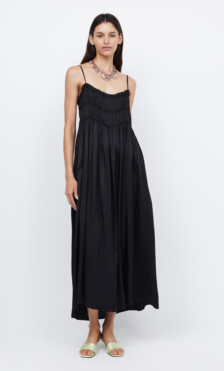 DALI MAXI SHIFT DRESS - BLACK – BEC + BRIDGE AU