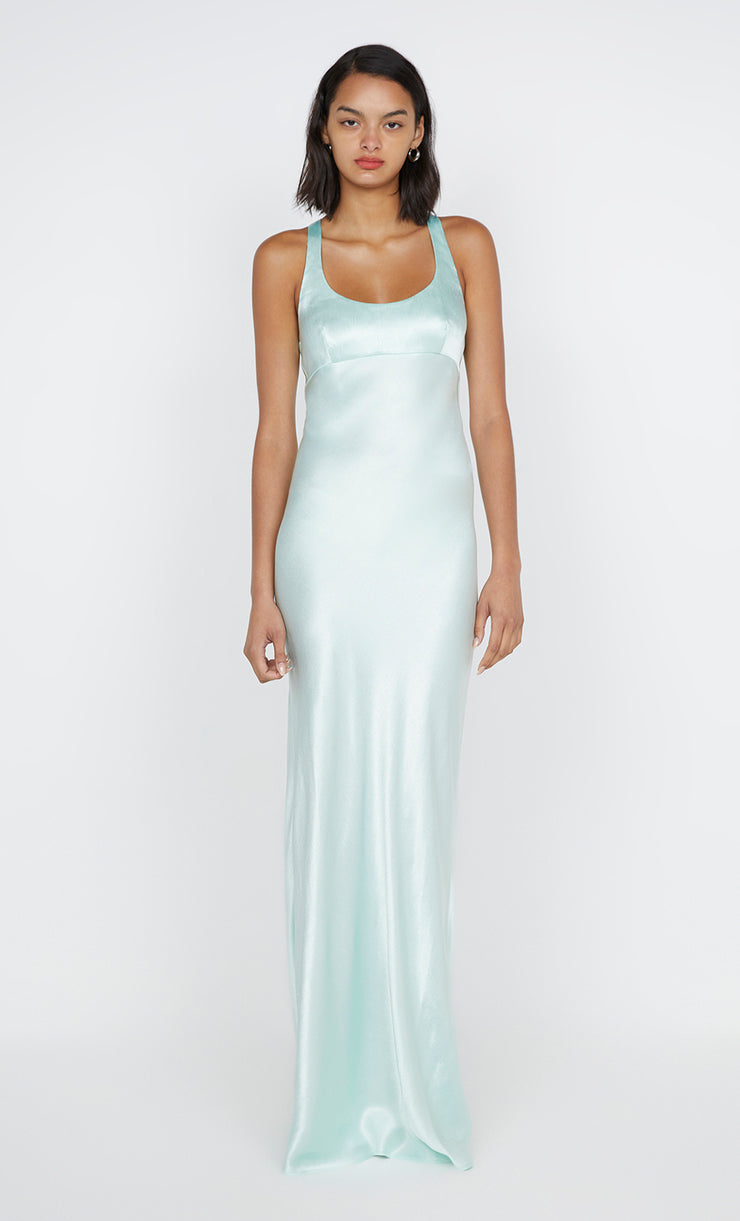 MAXINA CROSSOVER DRESS - MINT