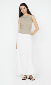 LEILA ASYM TANK - TAUPE