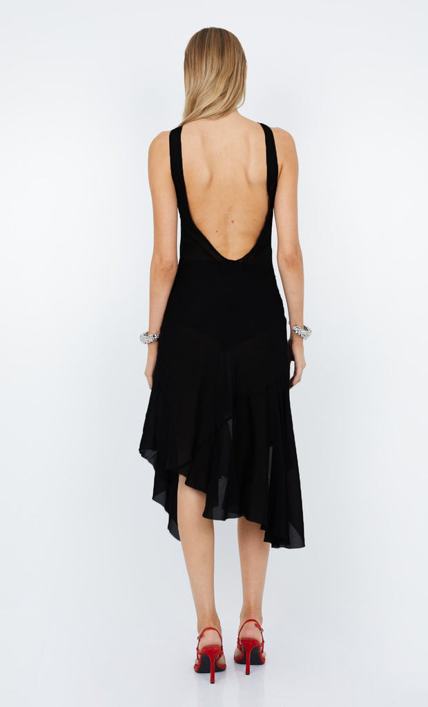 Aida Halter Dress in Black by Bec + Bridge