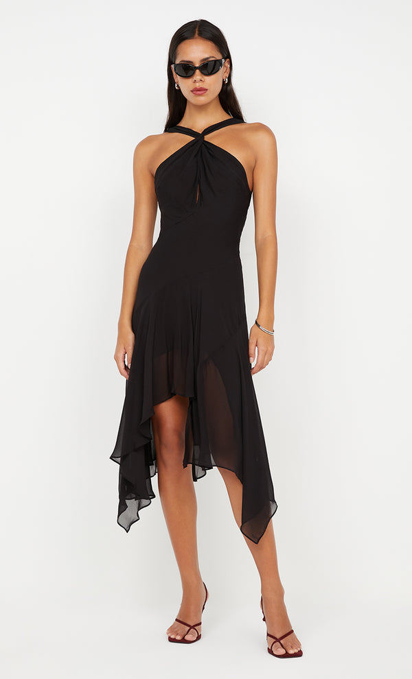 Aida Halter Dress in Black by Bec + Bridge