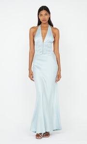 Akari Halter Dress in Cloud Blue by Bec + Bridge