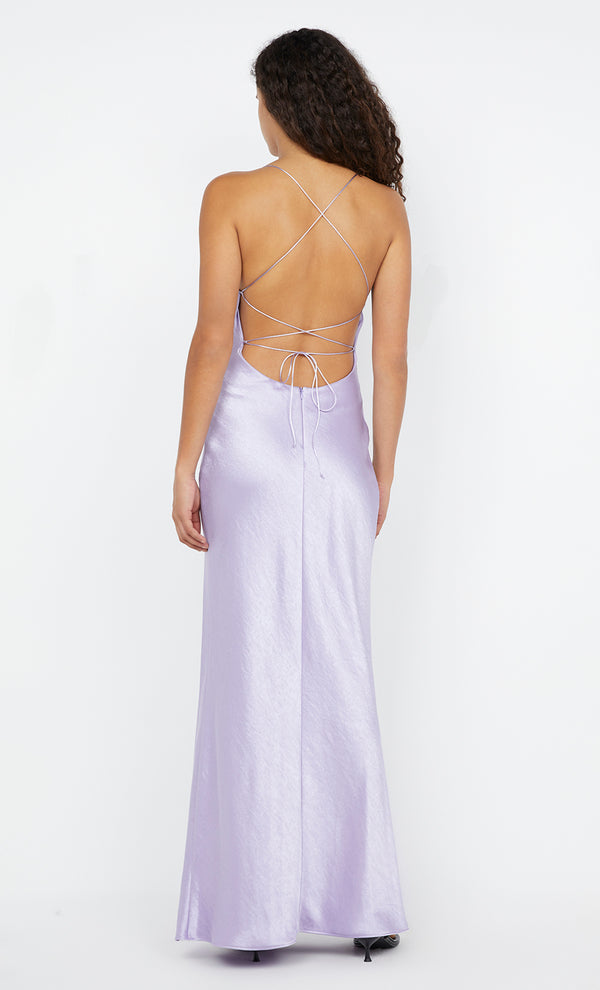 Allegra Tie Maxi Dress in Lilac by Bec + Bridge