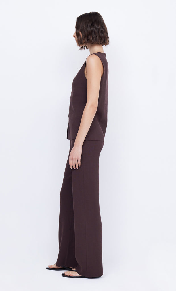 Amalfi Knit Pant in Chocolate by Bec + Bridge