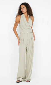 Anka Wrap Top in Pumice by Bec + Bridge