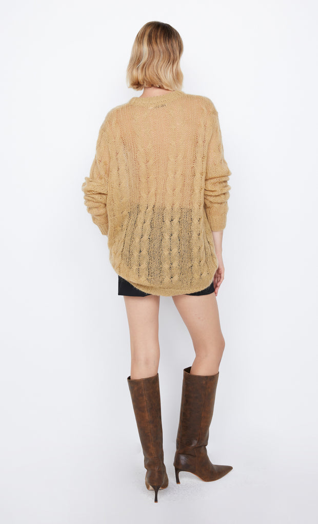 Antoine Knit Jumper in camel by Bec + Bridge