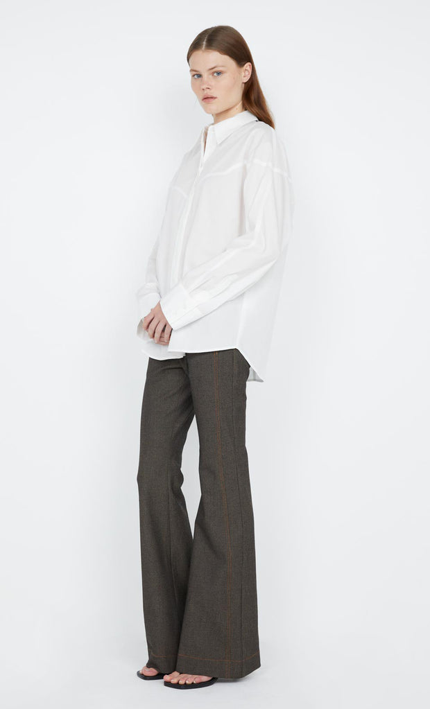 ARLO YOKE SHIRT  - IVORY