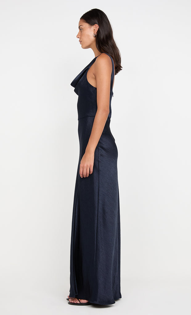 Austen Cowl Maxi Dress in Ink Bridesmaid Dress by Bec + Bridge