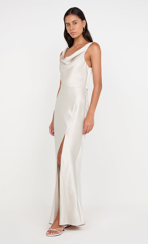 Austen Cowl Neck Maxi Dress in Sand by Bec + Bridge