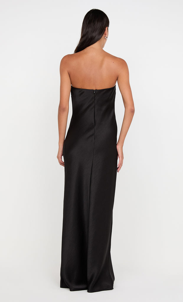 AUSTEN STRAPLESS MAXI DRESS - BLACK