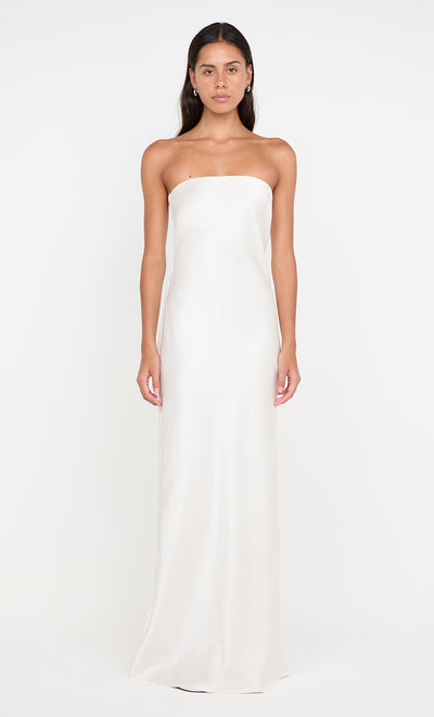 AUSTEN STRAPLESS MAXI DRESS - IVORY