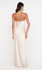 AUSTEN STRAPLESS MAXI DRESS - SAND