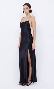 Ayala Cowl Maxi Dress in Black by Bec + Bridge