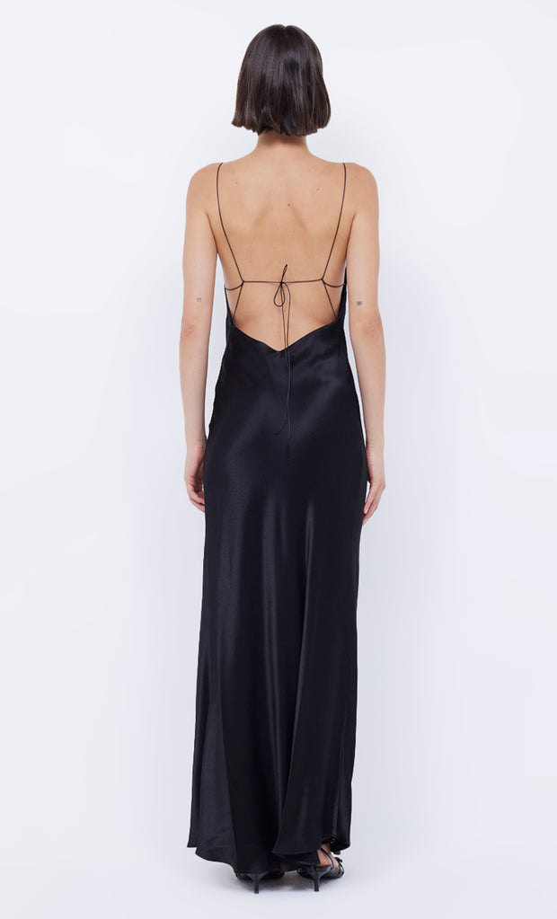 Ayala Cowl Maxi Dress in Black by Bec + Bridge