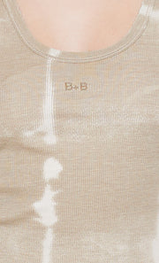 B+B TANK  - SAND TIE DYE