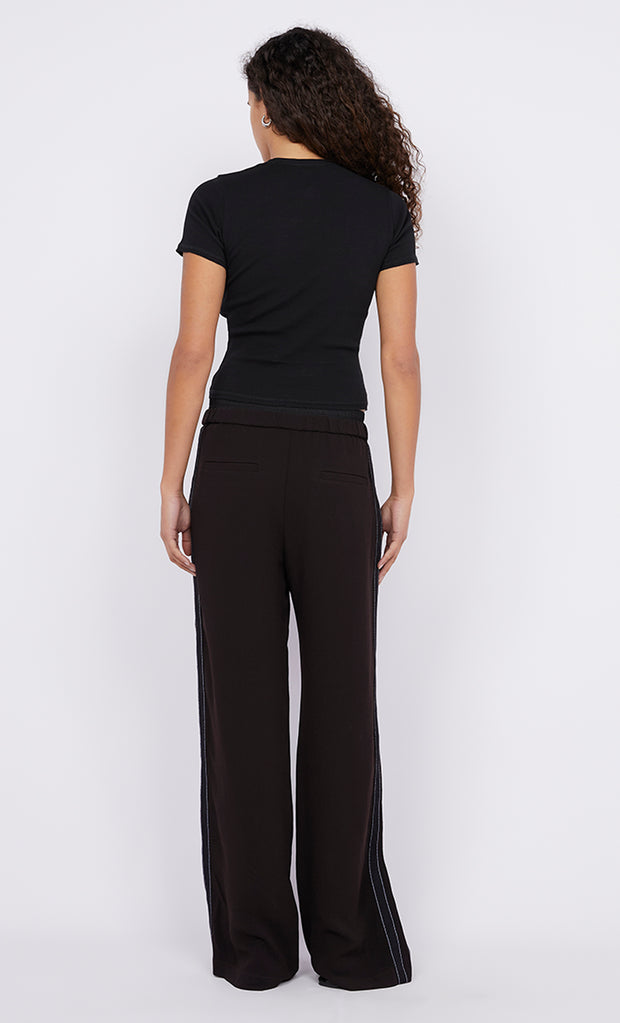 B+B Rib Tee in Black by Bec + Bridge