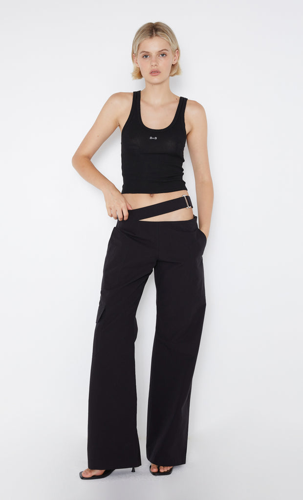 B+B RIB TANK - BLACK