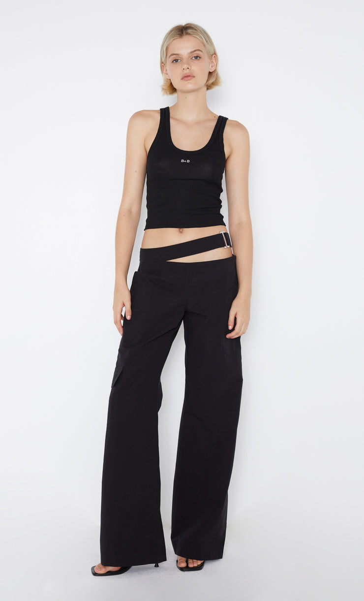 B+B RIB TANK - BLACK