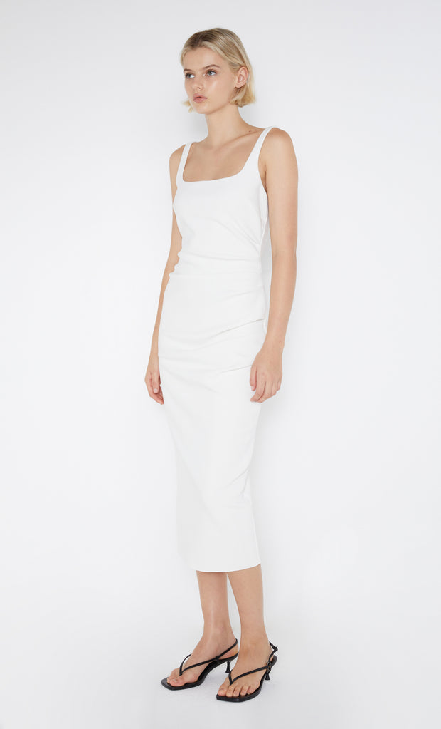 Be Mine Square Neck Dress in Ivory by Bec + Bridge