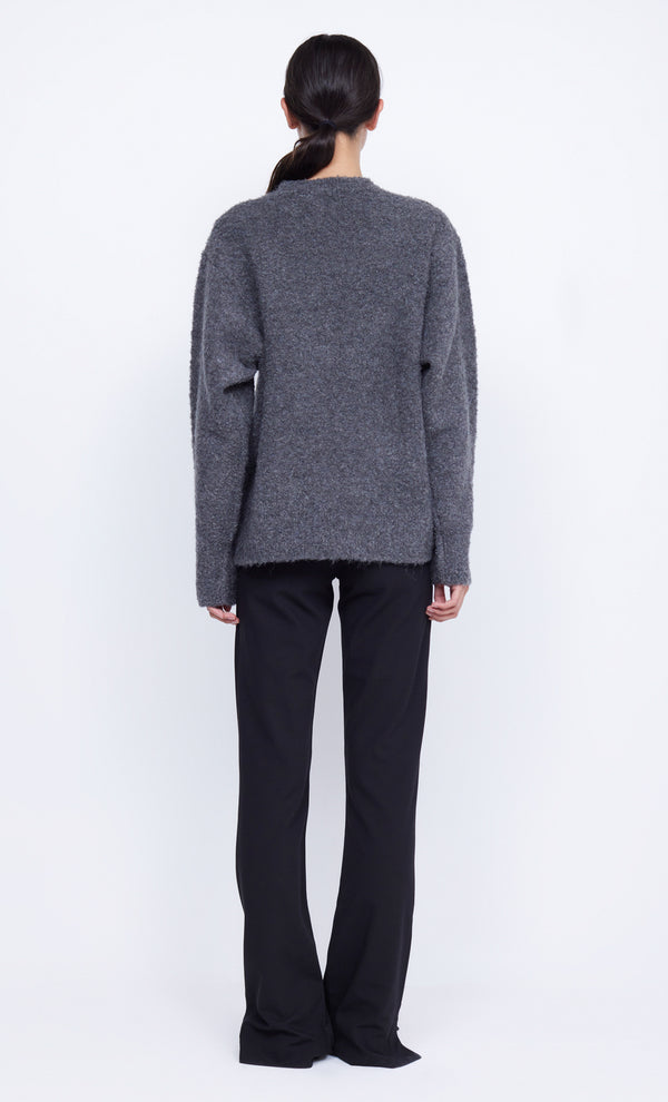 Brice Knit Jumper in Charcoal by BEC + BRIDGE