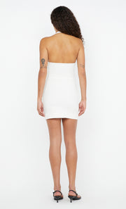 Brynn Halter Mini Dress in White by Bec + Bridge