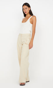 Callie Scoop Neck Singlet in Ivory by Bec + Bridge