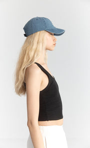 BEC + BRIDGE CAP - DENIM/IVORY