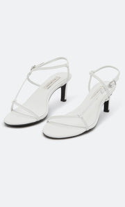 CARMEN HEEL - WHITE