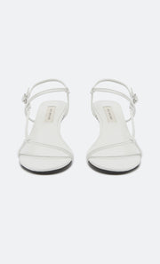 CARMEN HEEL - WHITE