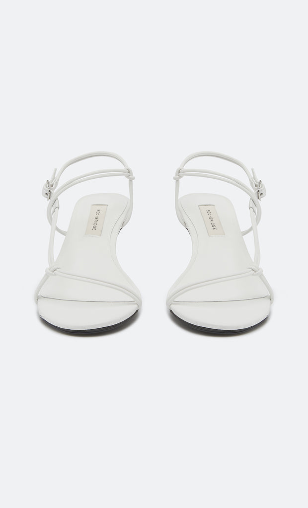 CARMEN HEEL - WHITE