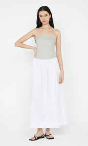 CARO MAXI DRESS - STONE/IVORY