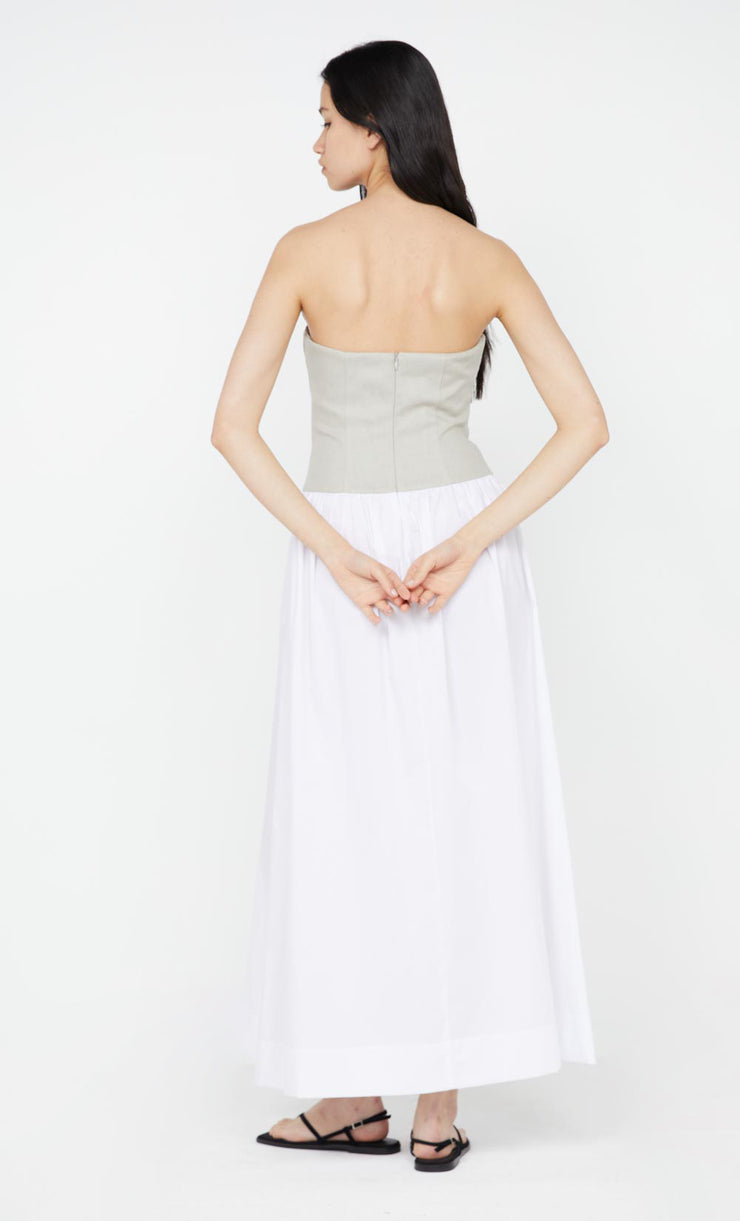 Caro Maxi Dress in Stone and Ivory by Bec + Bridge