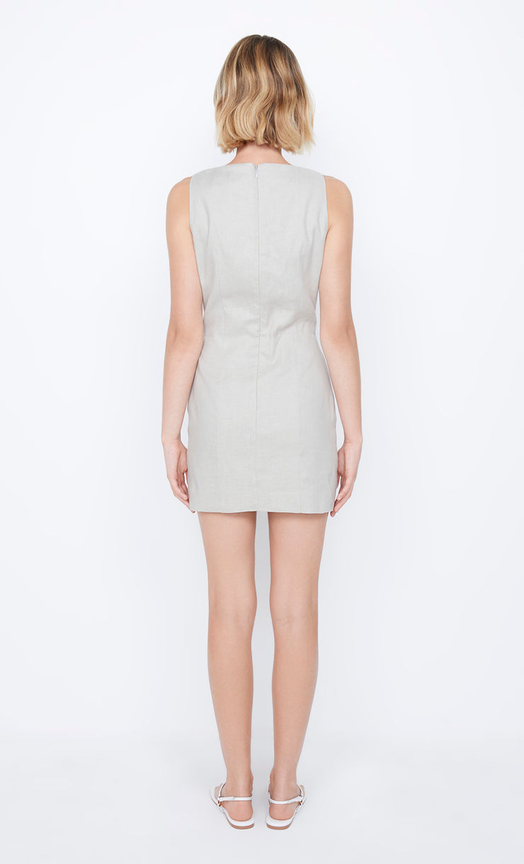 caro mini dress stone