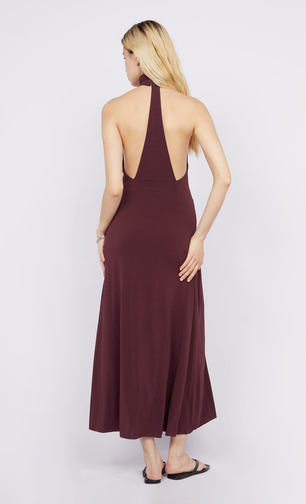 Cassian Racer Dress in Plum by Bec + Bridge