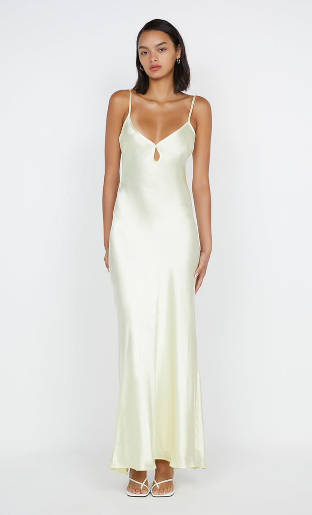 Cedar City Maxi Dress in ice yellow by Bec + Bridge