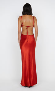 CEDAR CITY MAXI DRESS - CRIMSON/CRIMSON