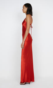 CEDAR CITY MAXI DRESS - CRIMSON/CRIMSON