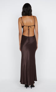 CEDAR CITY MAXI DRESS - DARK CHOC/DARK CHOC