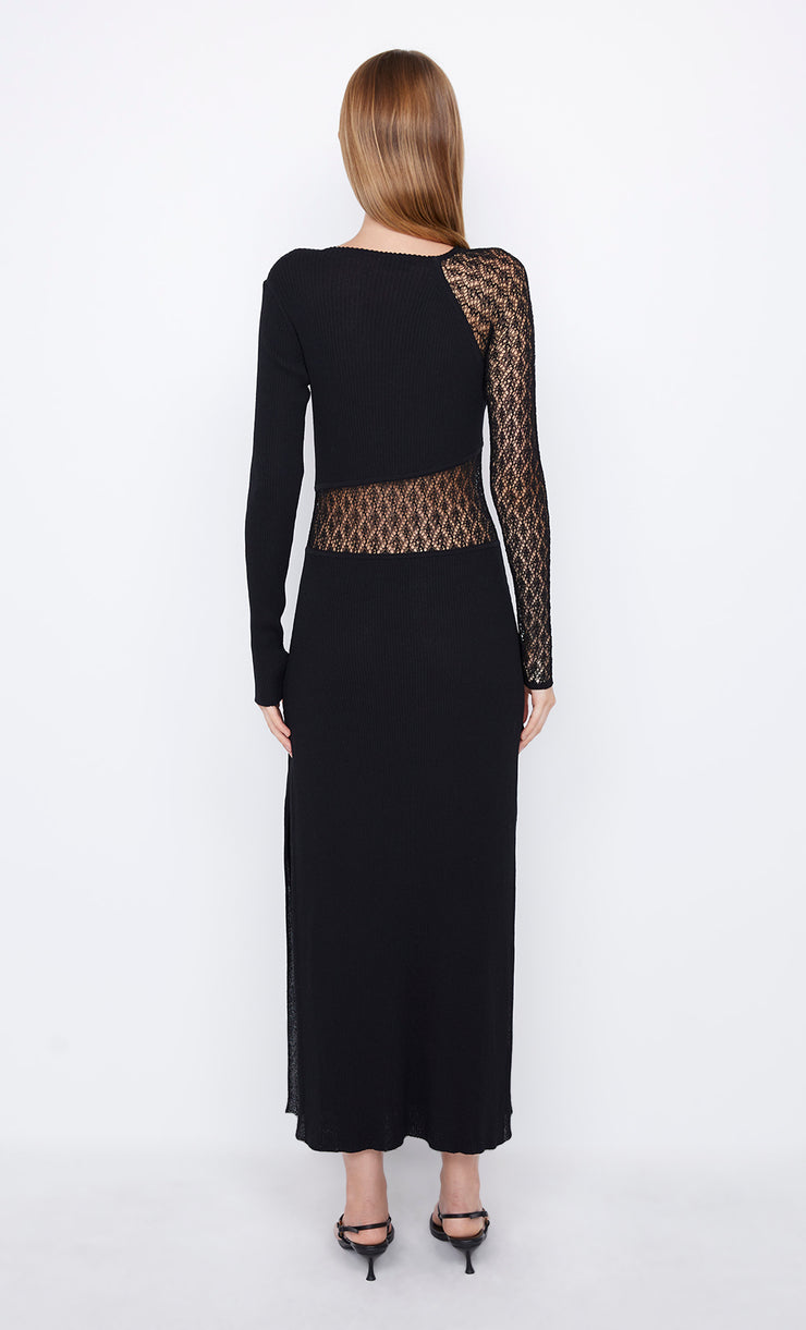 Chantelle Long Sleeve Knit Dress in Black by Bec + Bridge