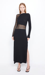 Chantelle Long Sleeve Knit Dress in Black by Bec + Bridge