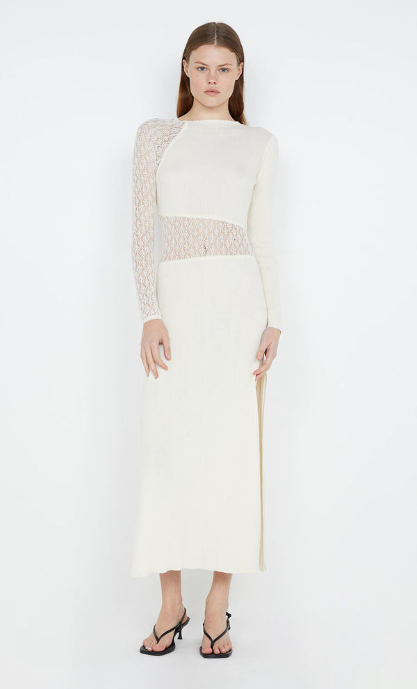 Chantelle Long Sleeve Dress in ivory by Bec + Bridge