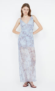 Danica V Maxi Dress in Chambray Rose by Bec + Bridge