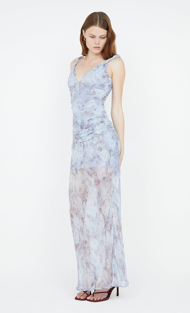 Danica V Maxi Dress in Chambray Rose by Bec + Bridge