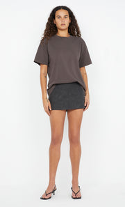 Davie Mini Skirt in Wash Black by Bec + Bridge