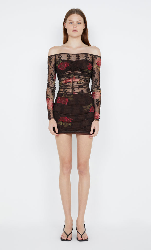 Desert Rose Long Sleeve Mini Dress by Bec + Bridge